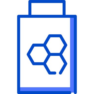 Bir torba simgesinin vektör illüstrasyonu