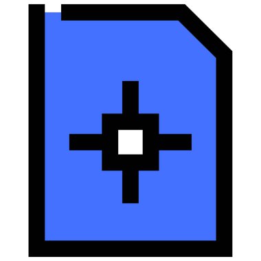 dwg vektör ince çizgi simgesi