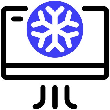 ac modern simgesi, vektör illüstrasyonu