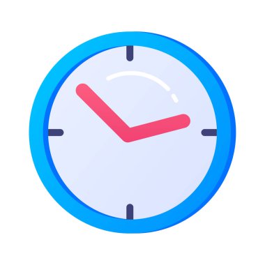 Zaman web simgesi basit tasarım