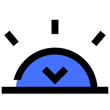 Sunset Web simgesi basit tasarım