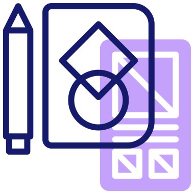 Robot resim. Web simgesi basit illüstrasyon 