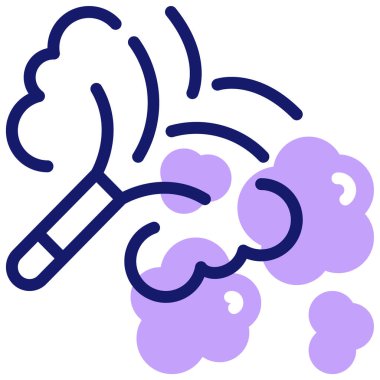 toz bezi simgesi, vektör illüstrasyonu basit tasarım