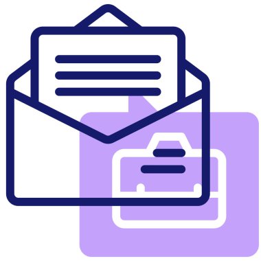 Başvuru. Web simgesi basit illüstrasyon