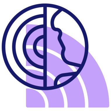 dünya haritası ikon vektör illüstrasyonu