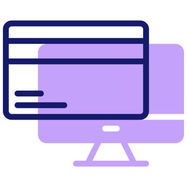 ödeme kavramı simgesi, vektör illüstrasyonu basit tasarım