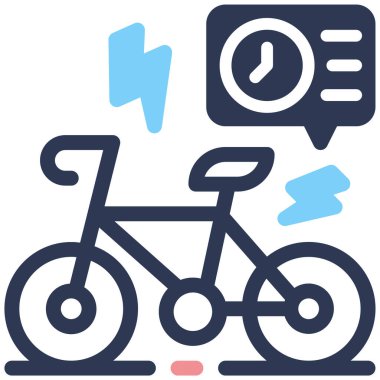 Bisiklet. Web simgesi basit illüstrasyon