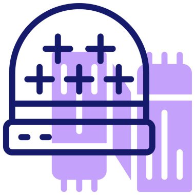 aksesuarlar modern simge, vektör illüstrasyonu