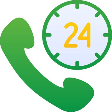 Kişi Saati simgesi, vektör illüstrasyonu basit tasarım