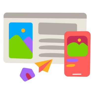 kullanıcı arayüzü web simgesi basit tasarımı