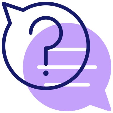 Röportaj. Web simgesi basit illüstrasyon 