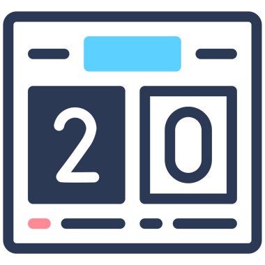 Skor tabelası. Web simgesi basit tasarım