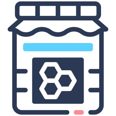 Yemek kavanozu. Basit tasarım