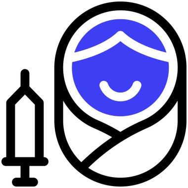 Güzel kadın. Basit resimleme