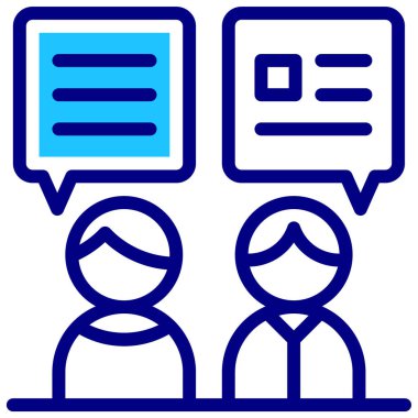 İletişim, vektör illüstrasyonu basit tasarım