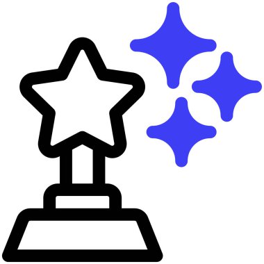  Ödül. Web simgesi basit illüstrasyon