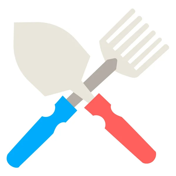 Shovel Web Icon Simple Illustration — Stock Vector