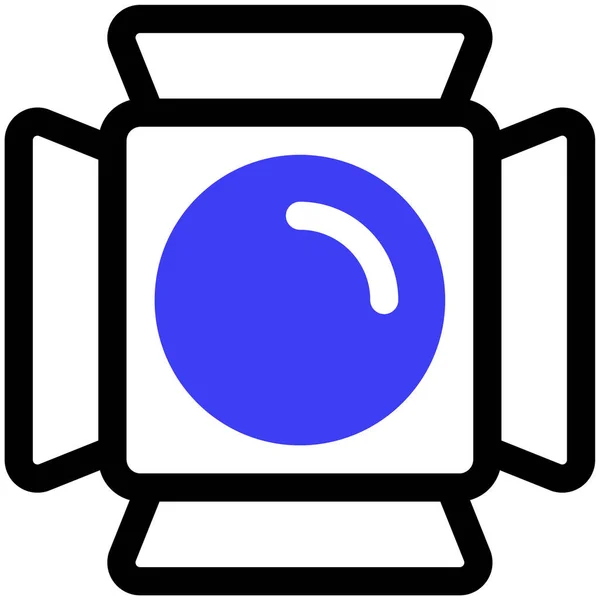Beleuchtung Web Symbol Einfache Illustration — Stockvektor