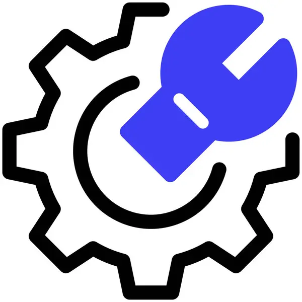 Maintenance Web Icon Simple Design — Stock Vector