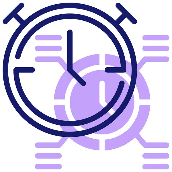 Tiempo Icono Web Diseño Simple — Archivo Imágenes Vectoriales