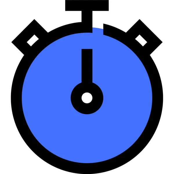 Χρονόμετρο Web Εικονίδιο Απλή Απεικόνιση — Διανυσματικό Αρχείο