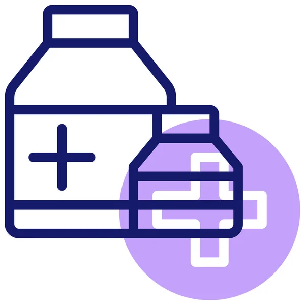 Medicine Pharmacy Illustration Vector Illustration Simple Design — Stock Vector