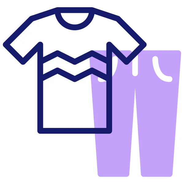 Shirt Web Icoon Eenvoudig Ontwerp — Stockvector