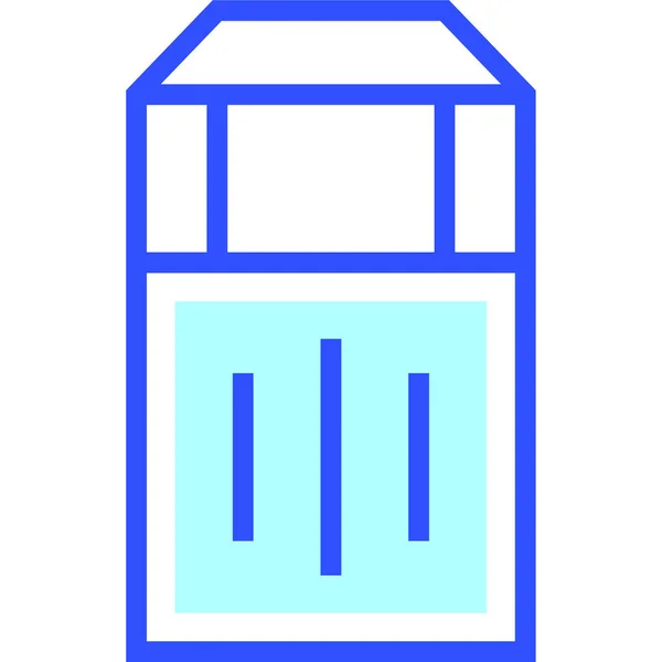 Tote Bag Web Icon Simple Design — 스톡 벡터