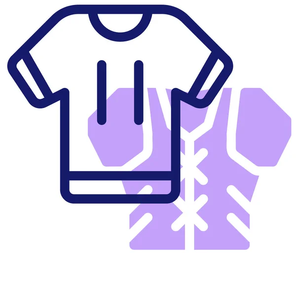 Shirt Ilustração Vetor Ícone Web —  Vetores de Stock