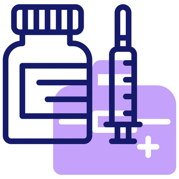 Insulin Icon Vector Illustration Simple Design — Stock Vector