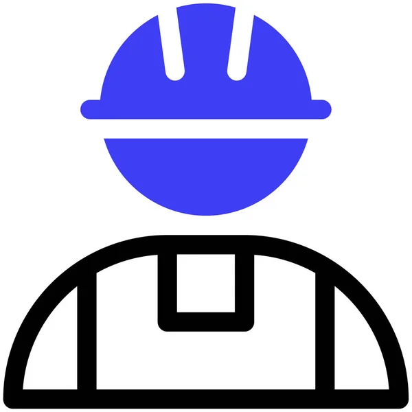 Ikona Pracy Wektor Ilustracja Prosty Projekt — Wektor stockowy