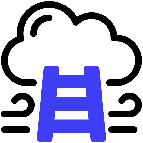 Ladder Icon Vector Illustration Simple Design — Image vectorielle