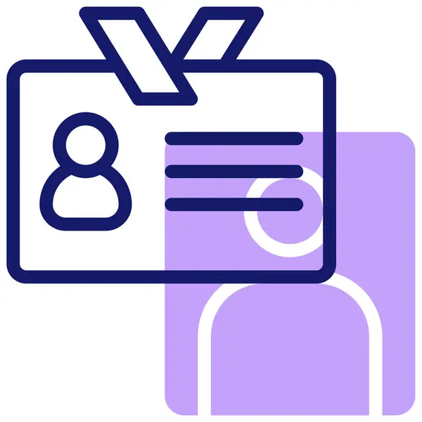 Card Web Icon Einfache Illustration — Stockvektor