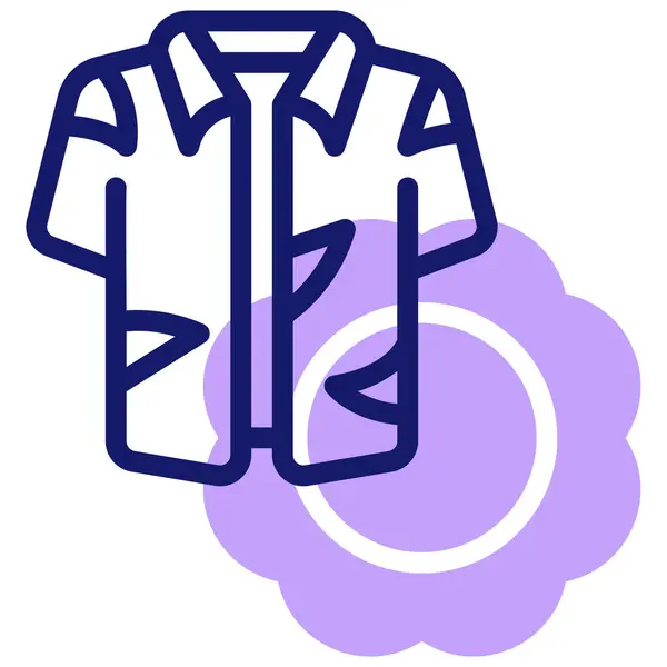 Shirt Web Icon Einfache Illustration — Stockvektor