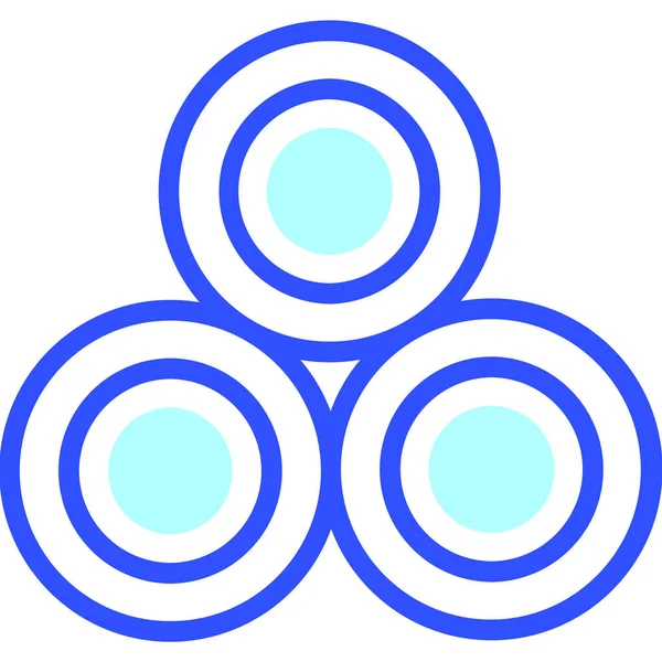 円形ののこぎりのベクトル図 — ストックベクタ