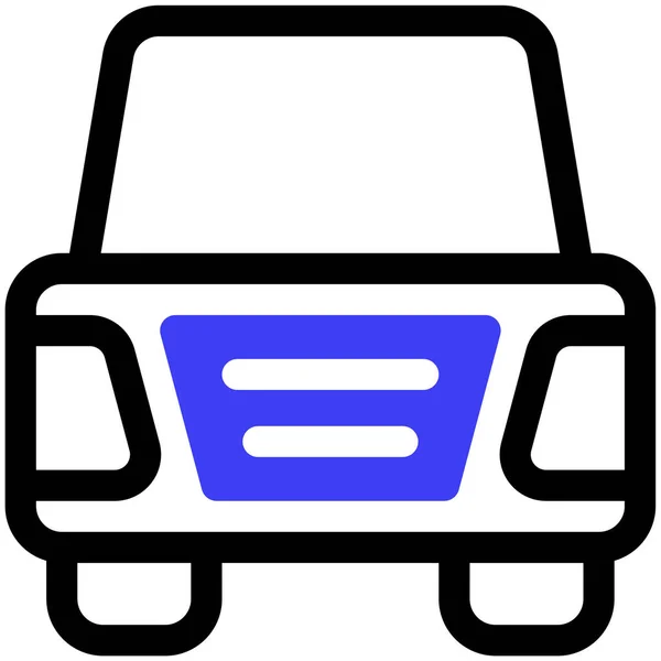 Auto Symbol Vektor Abbildung Einfaches Design — Stockvektor