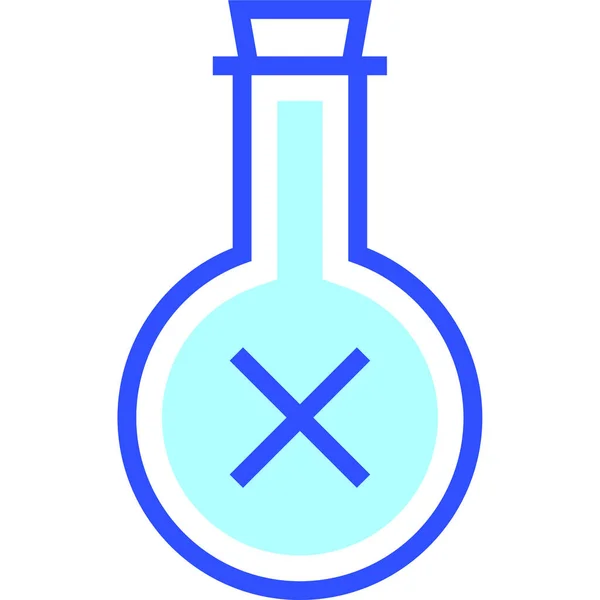 Flask Web Icon Simple Design — Stock Vector