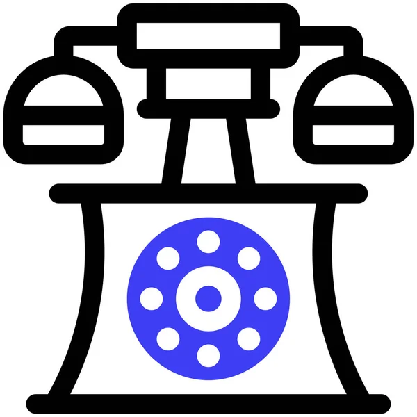 Telephone Simple Icon Illustration — Stock Vector