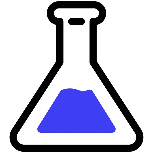 Web Química Icono Vector Ilustración — Vector de stock