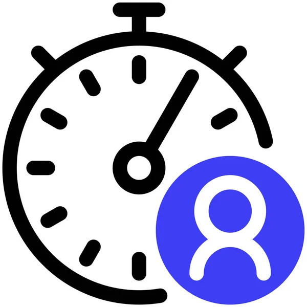 Time Web Icon Simple Design — Stockový vektor