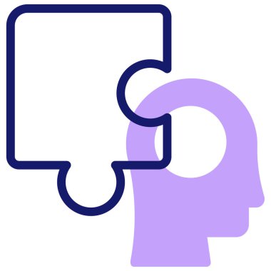 fikir simgesi, vektör illüstrasyonu basit tasarım