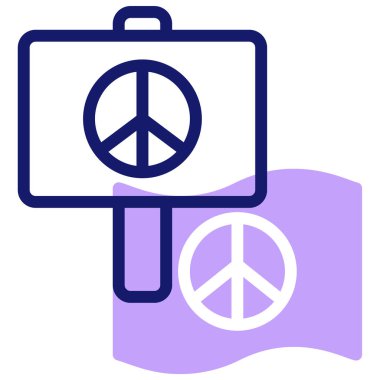 Huzur. Web simgesi basit tasarım 