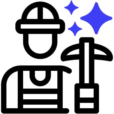 İnşaat. Web simgesi basit illüstrasyon