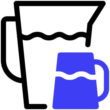 Bira. Web simgesi vektör illüstrasyonu