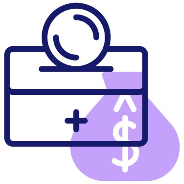 Charity web simgesi basit tasarım