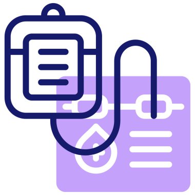 - Kan. Web simgesi basit illüstrasyon