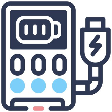 Banka simgesi, vektör illüstrasyonu basit tasarım