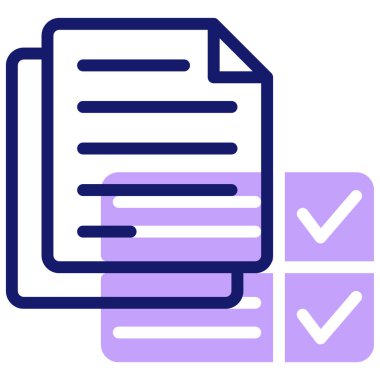 Görev. Web simgesi basit illüstrasyon 