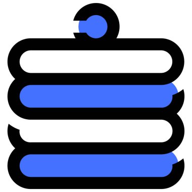 Pancake tek simgesinin vektör illüstrasyonu