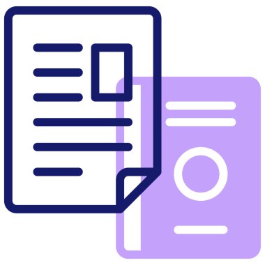 Kağıt. Web simgesi basit illüstrasyon